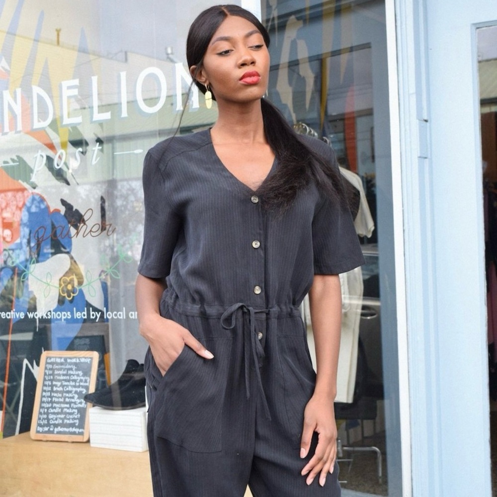 Whimsy + Row Remy Tencel Jumpsuit - Picture 6 of 12